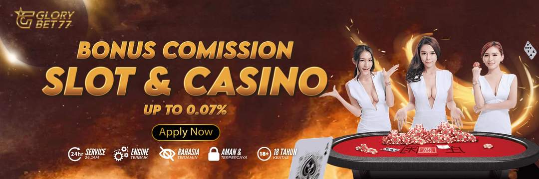 BONUS COMISSION SLOT & CASINO